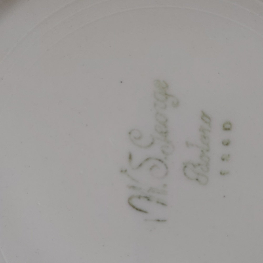 Floral Bread And Butter Plate WS George - Picture 3 of 3